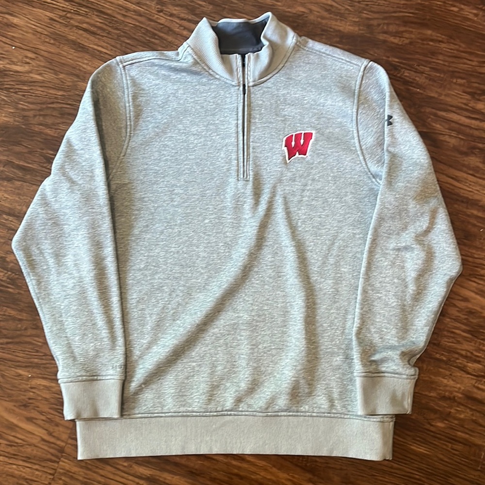 Wisconsin Badgers Under Armour 1/4 Zip - Large